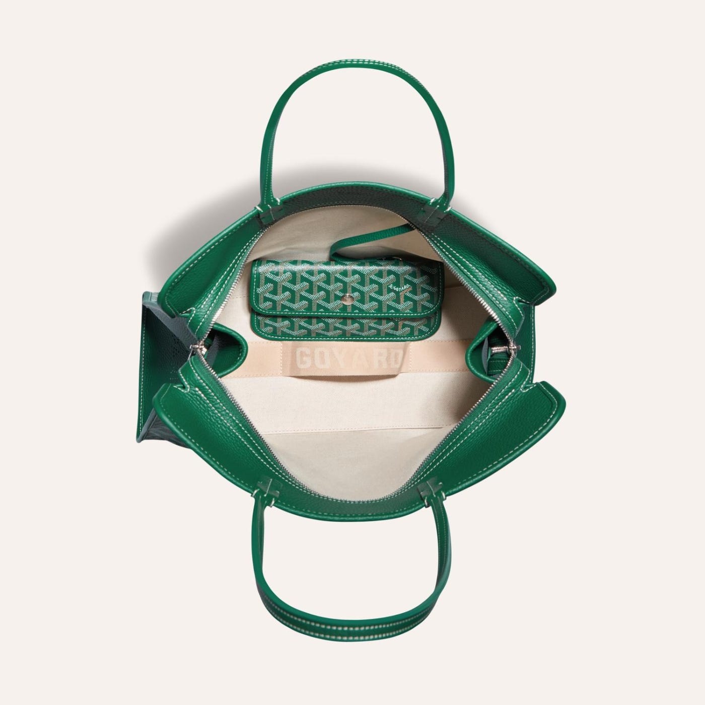 Goyard Hardy PM Tote Bag Green - Image 4